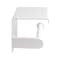 Alfi Brand White Matte Stainless Steel Toilet Paper Holder with Shelf ABTPC66-W - alternate 11